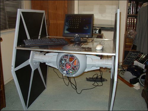 7. TIE Fighter Desk Case